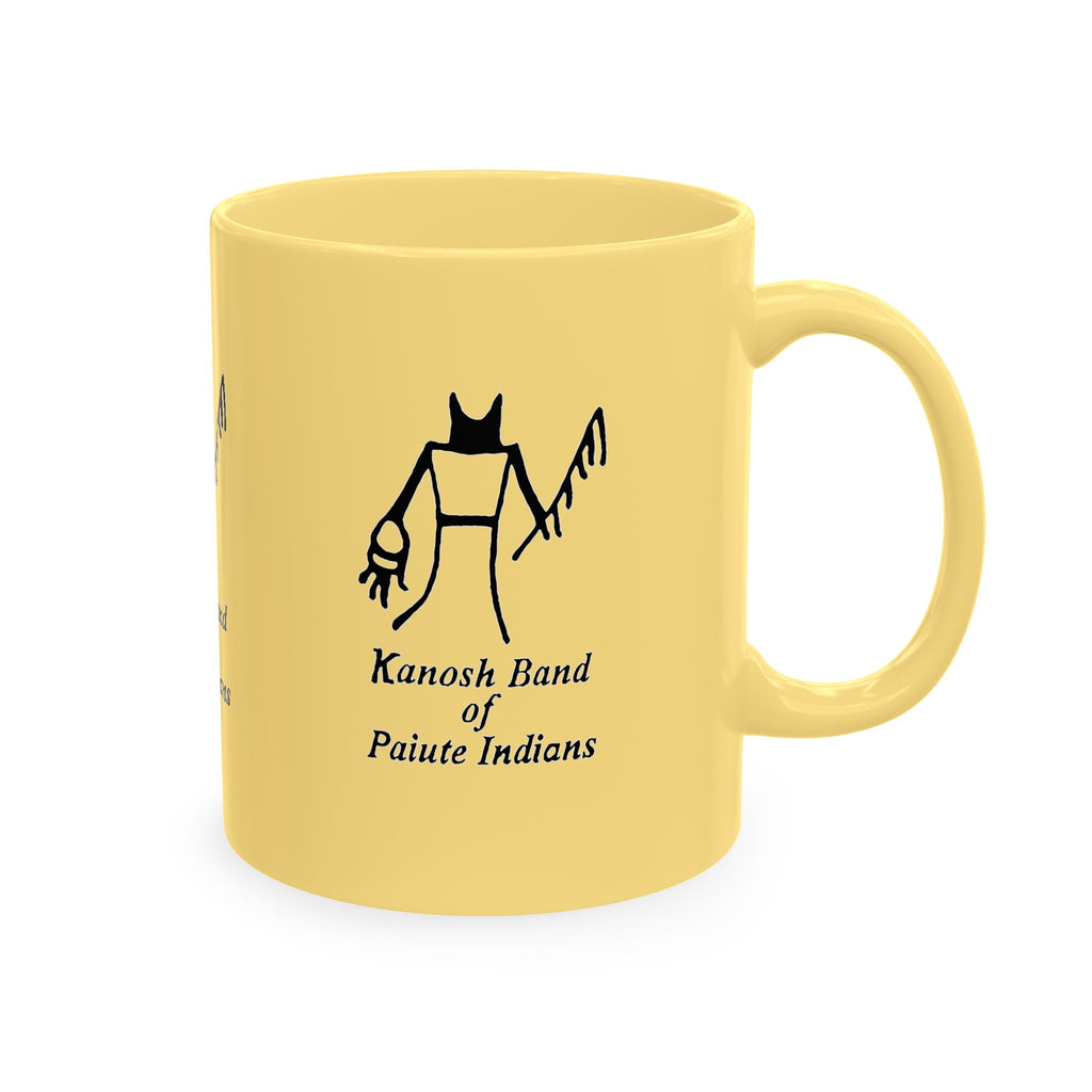 Kanosh Band Black logo Colorful Ceramic Mugs