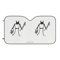 Kanosh Band of Paiute Indians Small Name Car Sun Shades