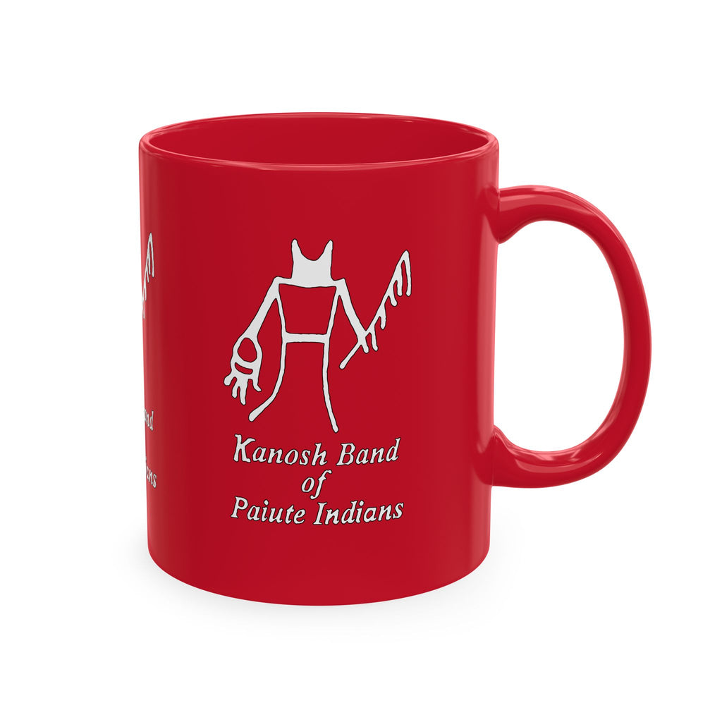 Kanosh Band White Logo Colorful Ceramic Mugs