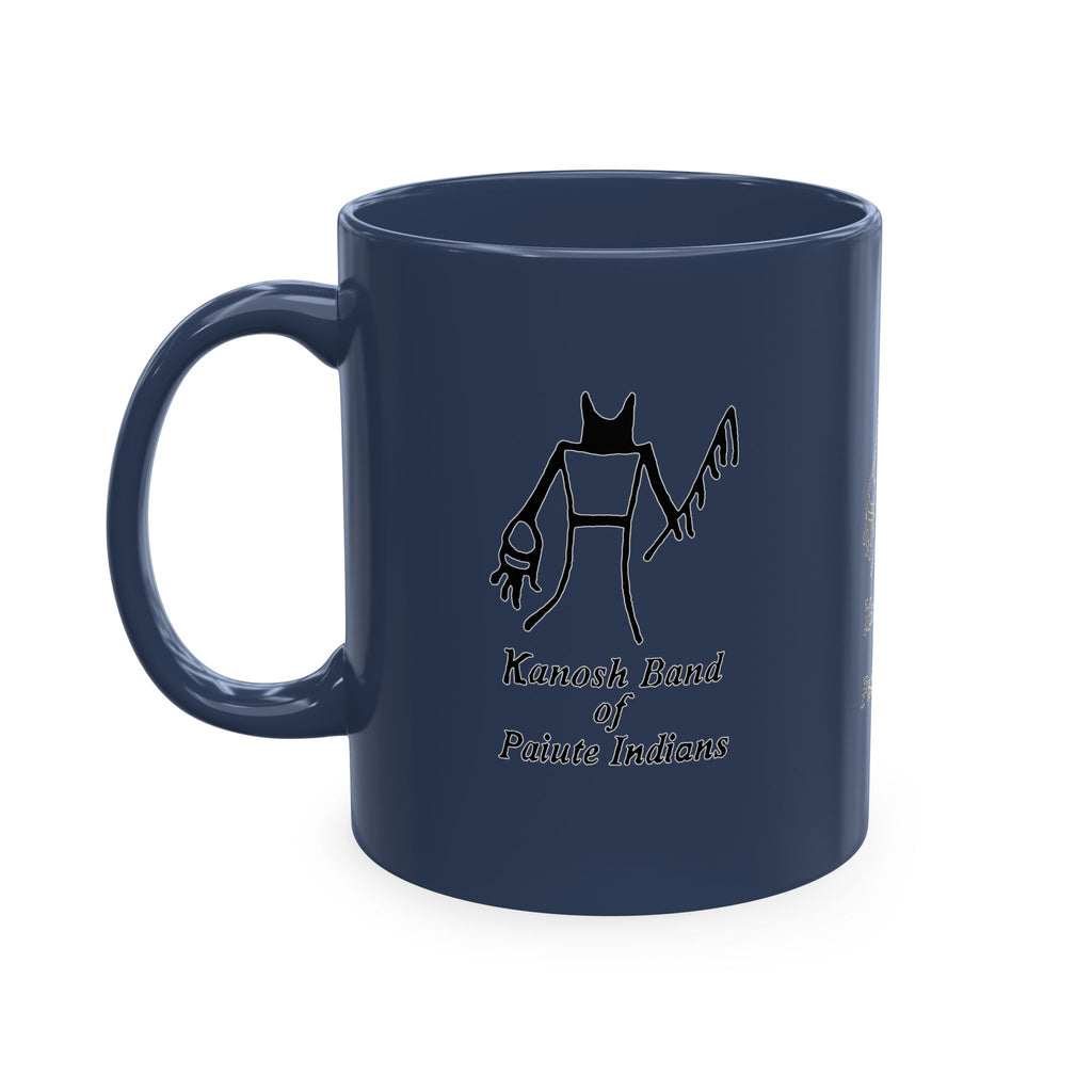 Kanosh Band Black logo Colorful Ceramic Mugs