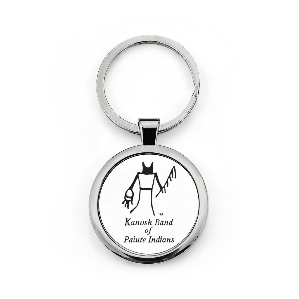 Round Stainless Steel Keychain