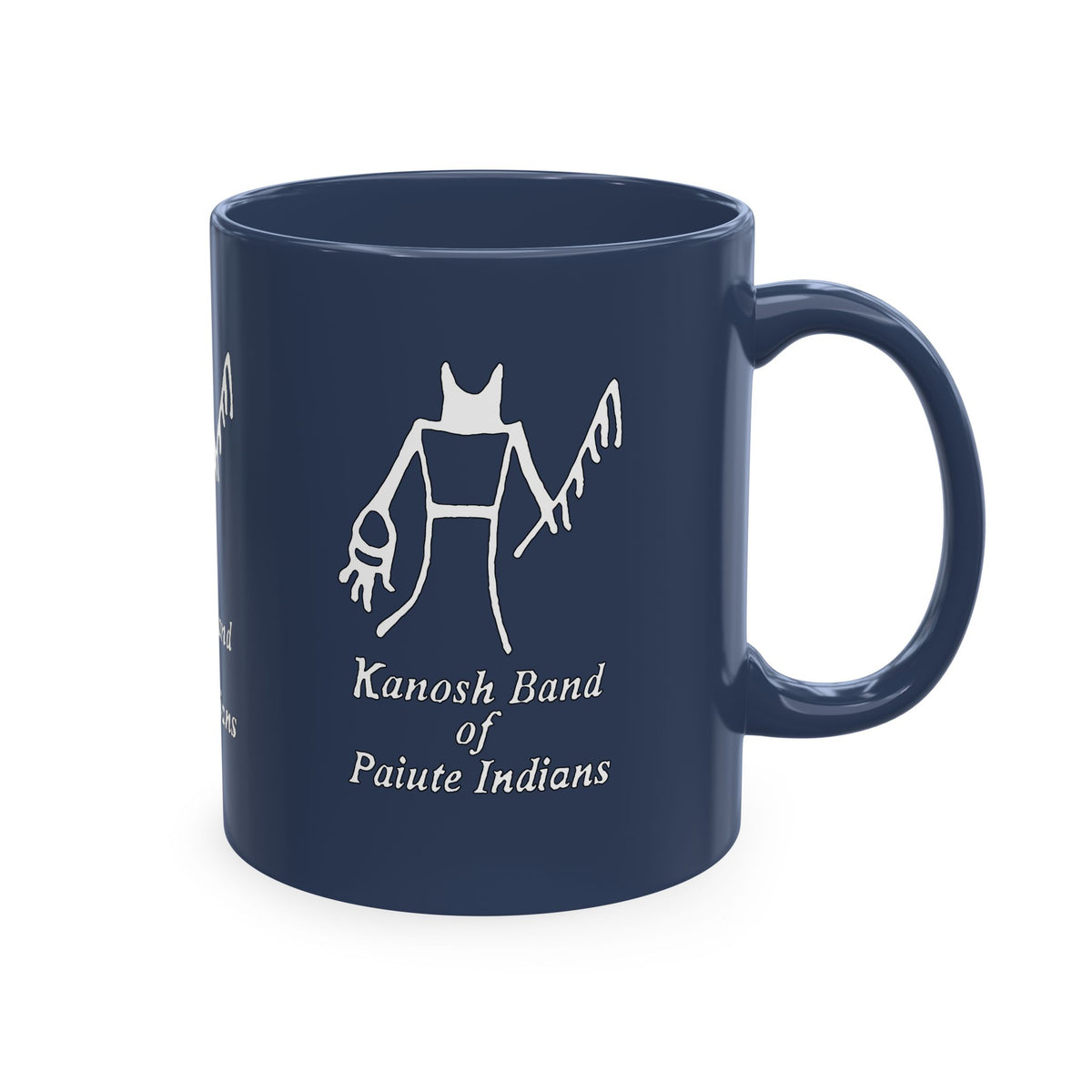 Kanosh Band White Logo Colorful Ceramic Mugs