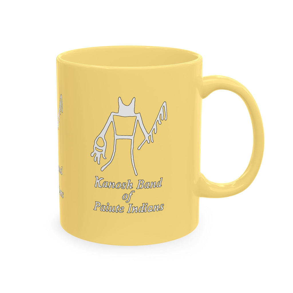 Kanosh Band White Logo Colorful Ceramic Mugs