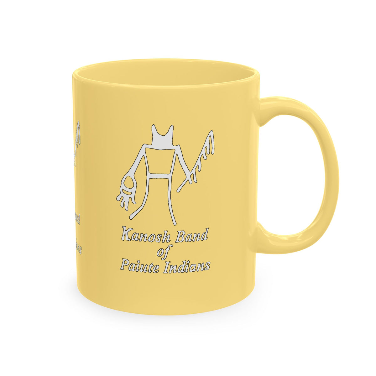 Kanosh Band White Logo Colorful Ceramic Mugs