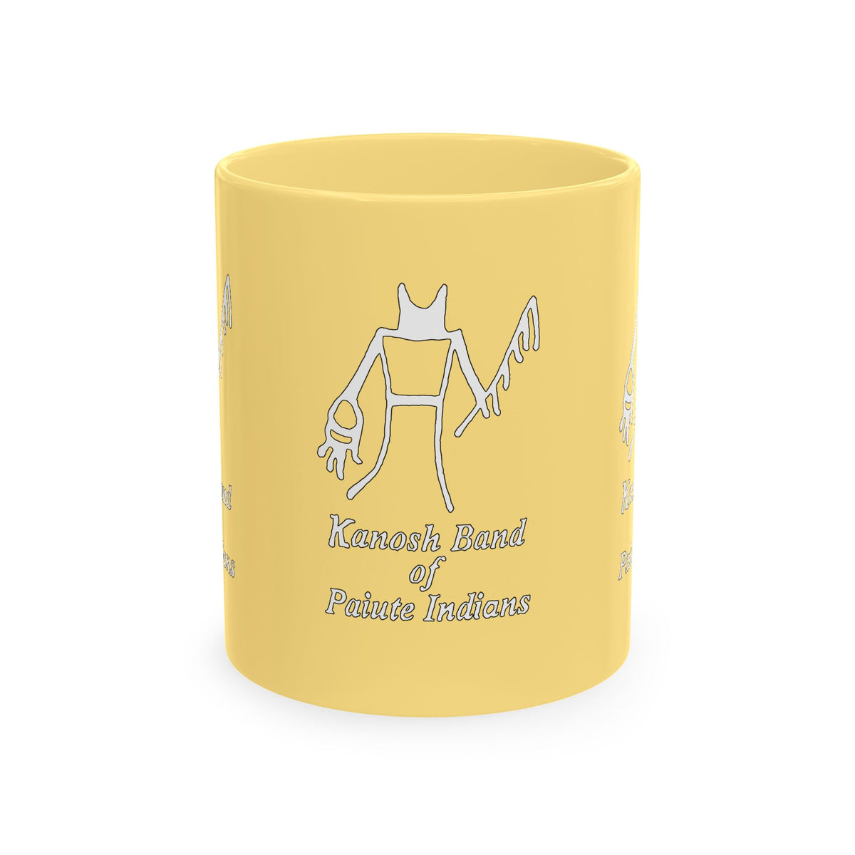 Kanosh Band White Logo Colorful Ceramic Mugs
