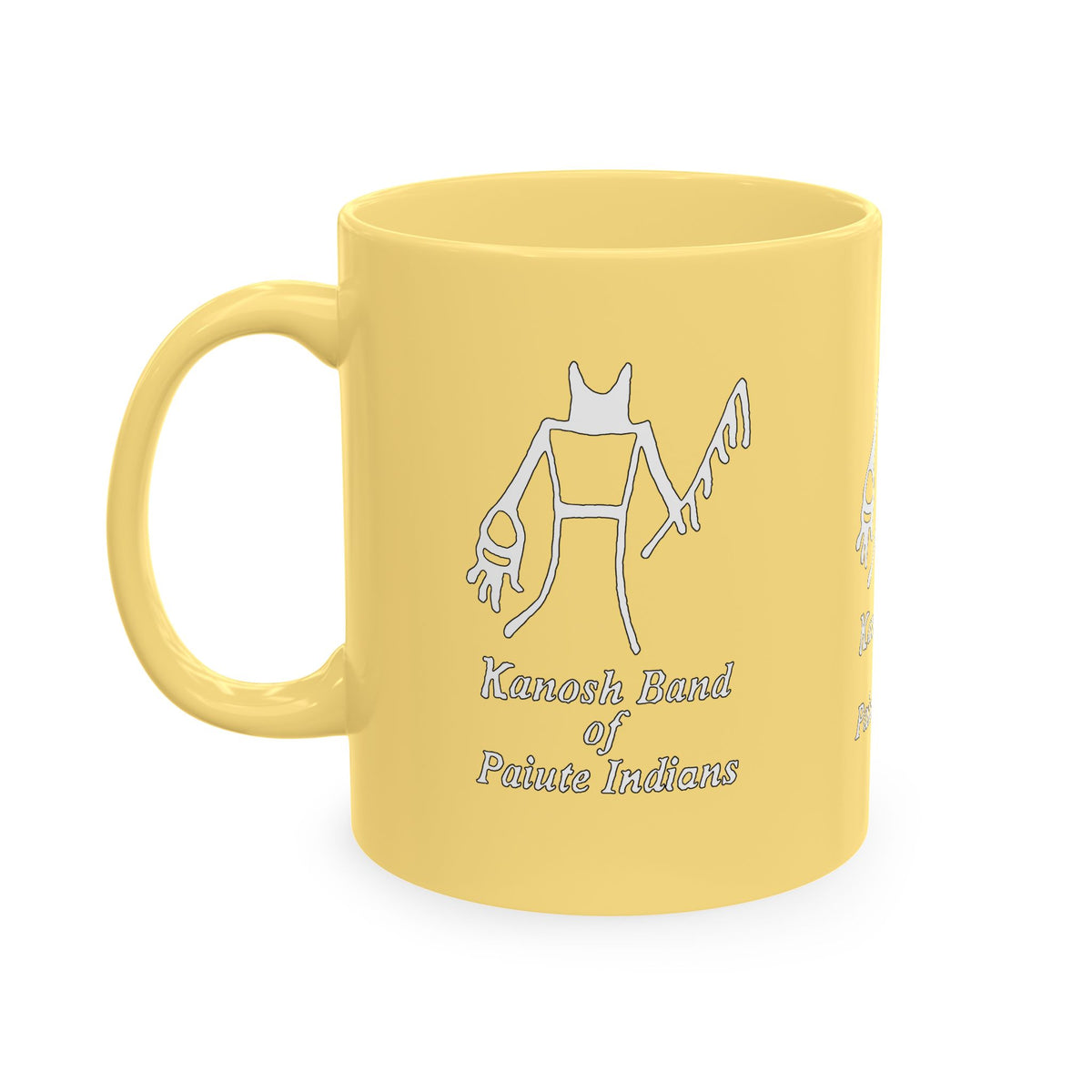 Kanosh Band White Logo Colorful Ceramic Mugs